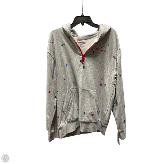 Athletic Jacket By Champion In Multi-colored, Size: M