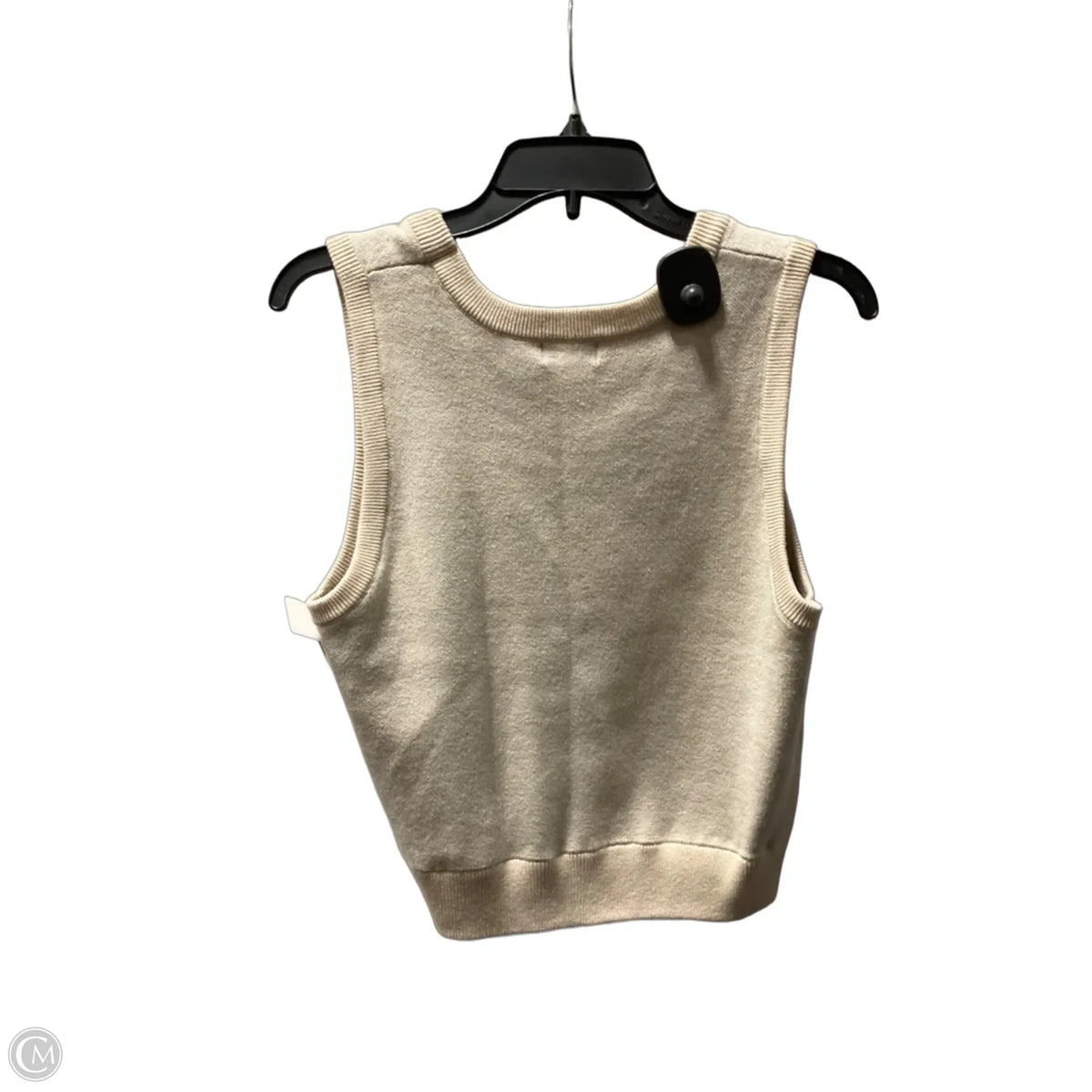Sweater By Originality In Cream, Size: Xl
