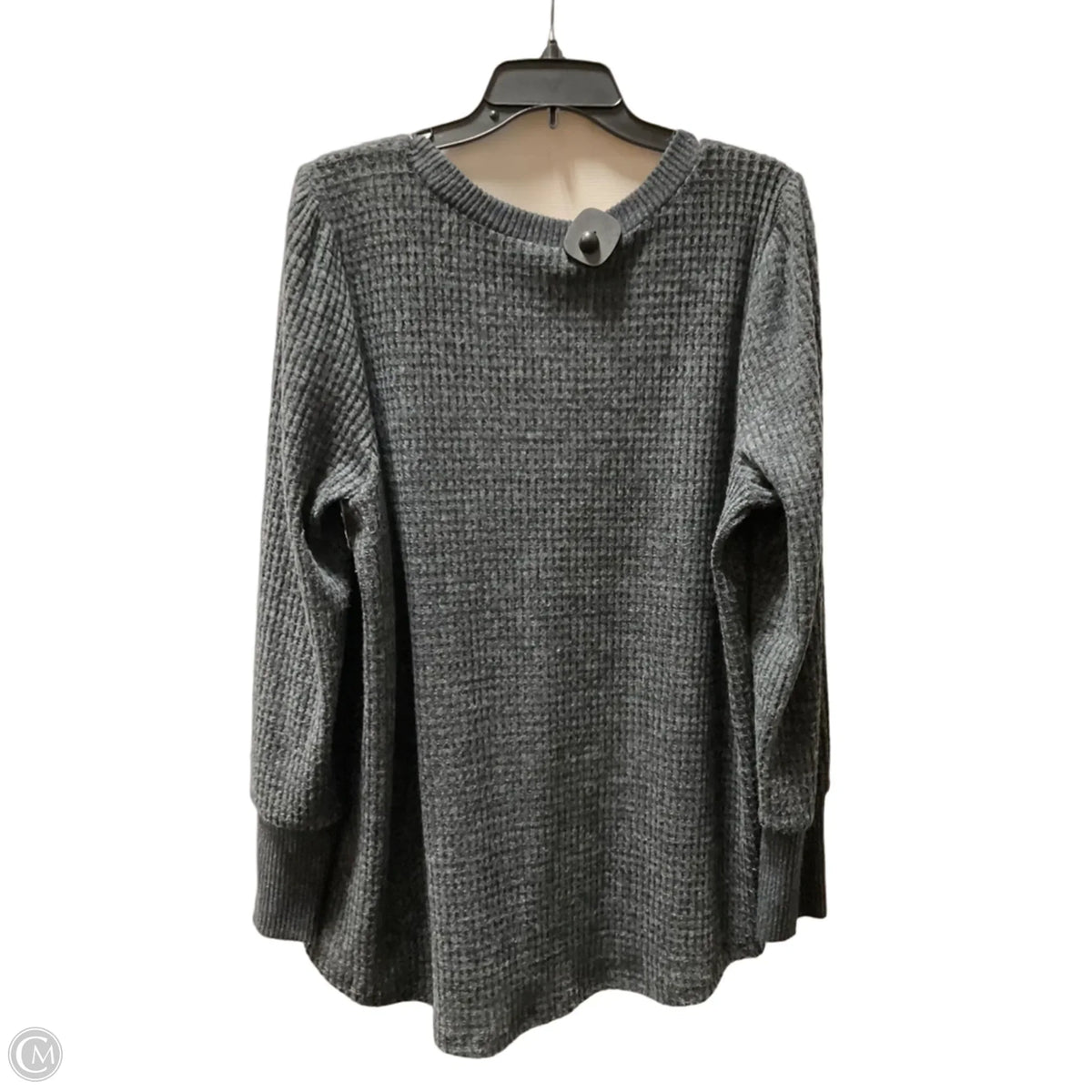 Top Long Sleeve By Torrid In Grey, Size: 2x