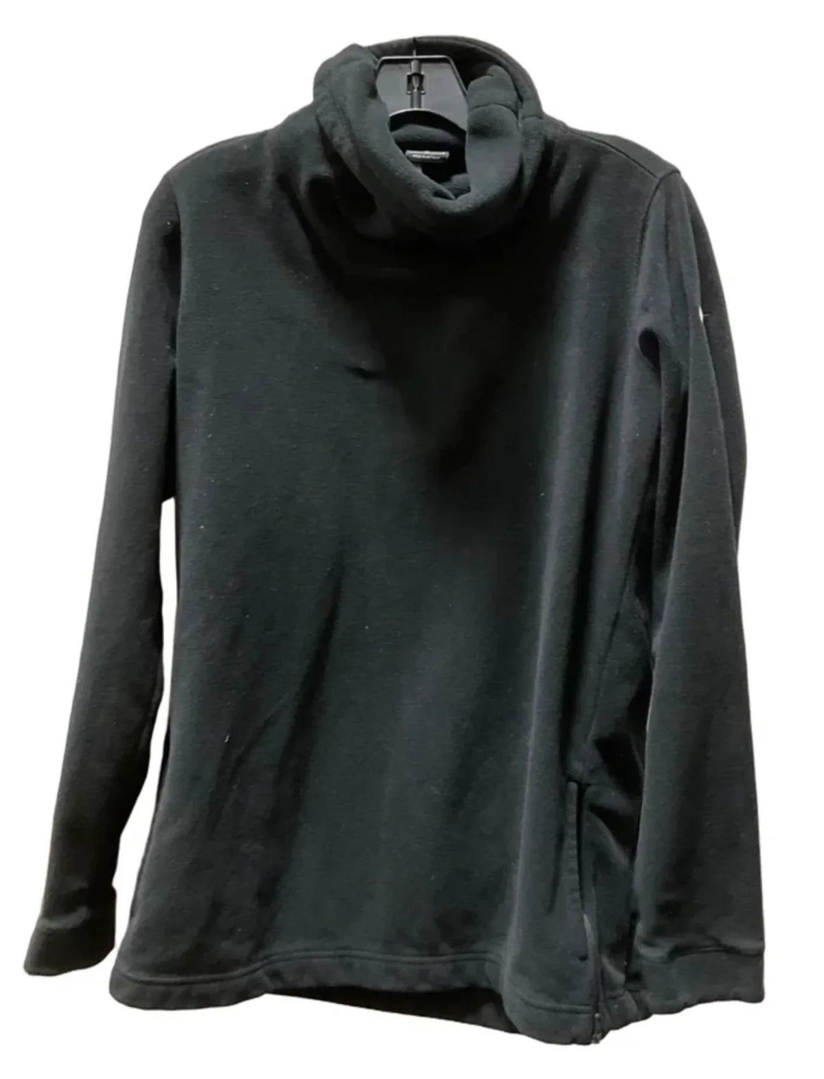 Athletic Sweatshirt Collar By Nike In Black, Size: L