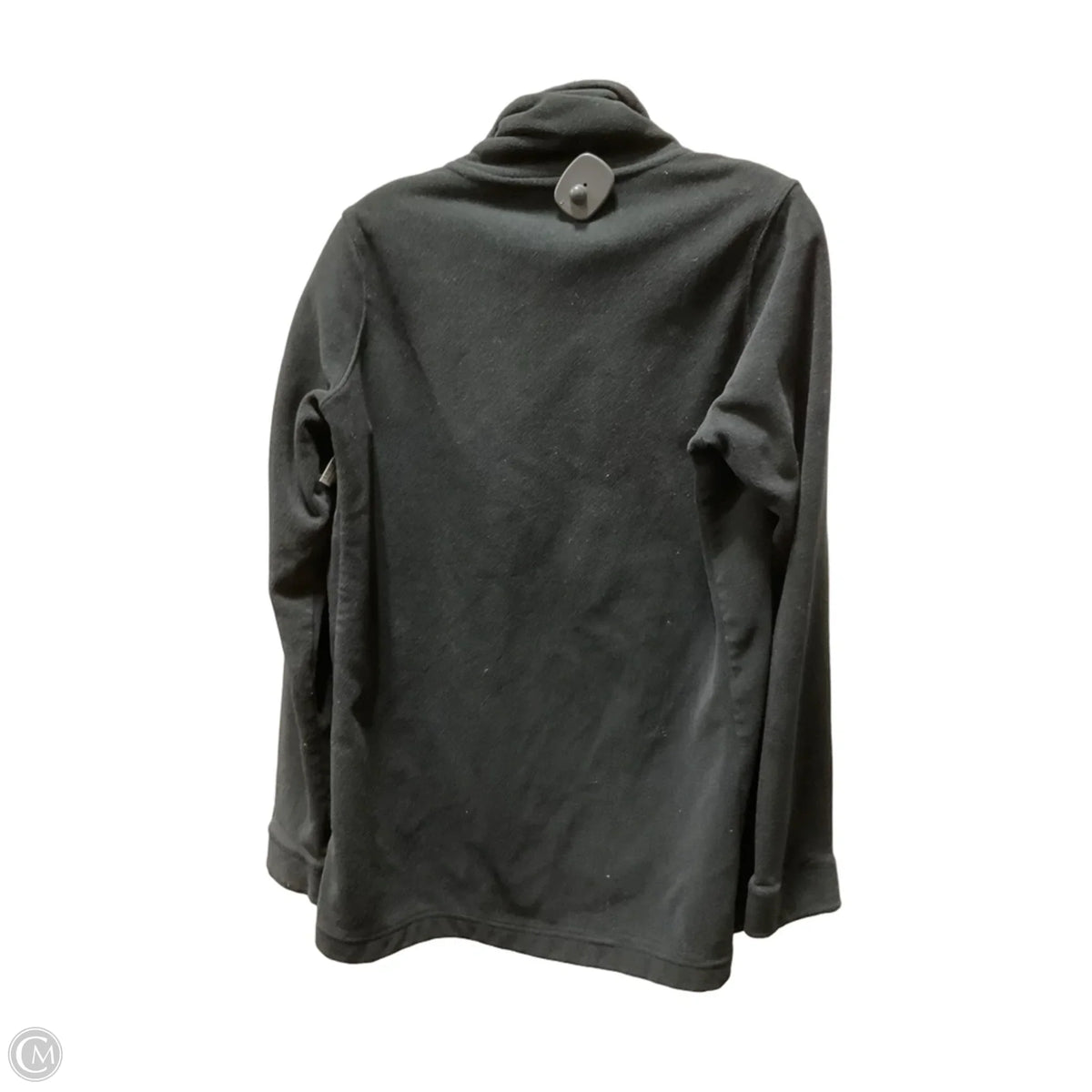 Athletic Sweatshirt Collar By Nike In Black, Size: L