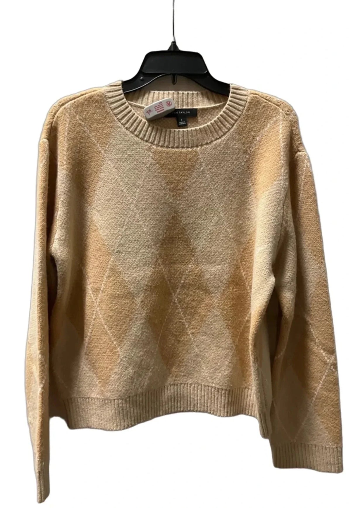 Sweater By Ann Taylor In Tan, Size: S