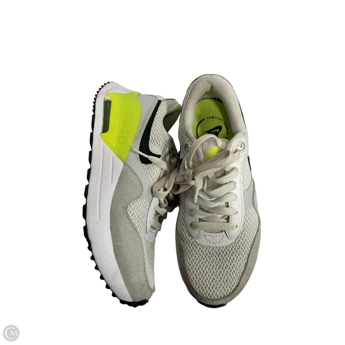 Shoes Athletic By Nike In White, Size: 8