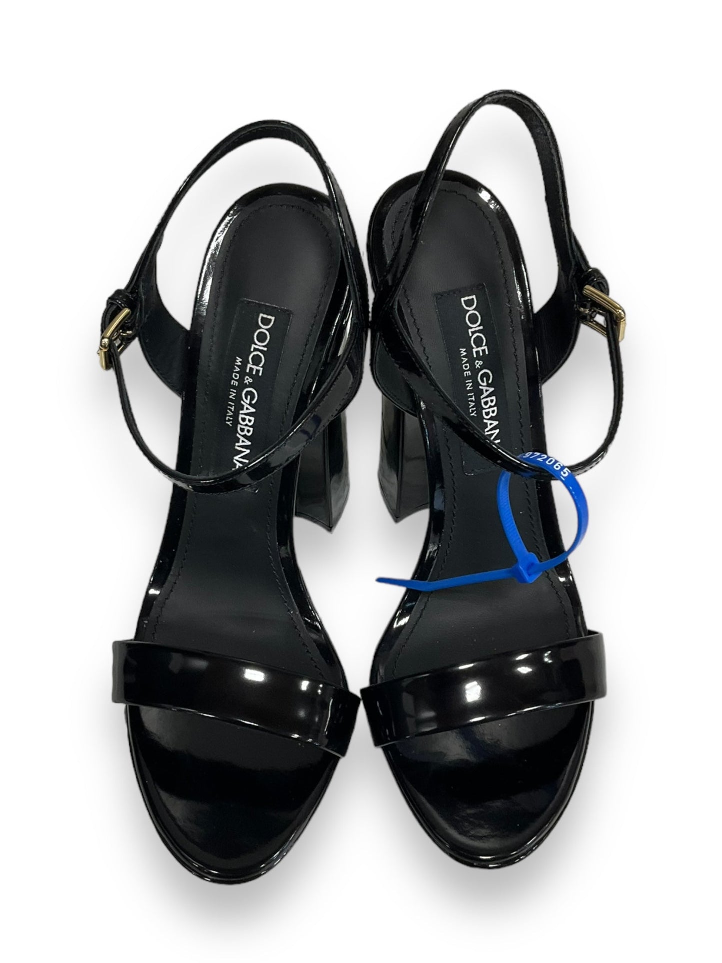 Black Shoes Luxury Designer Dolce And Gabbana, Size 9.5