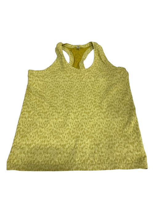 Yellow Athletic Tank Top Athleta, Size Xl