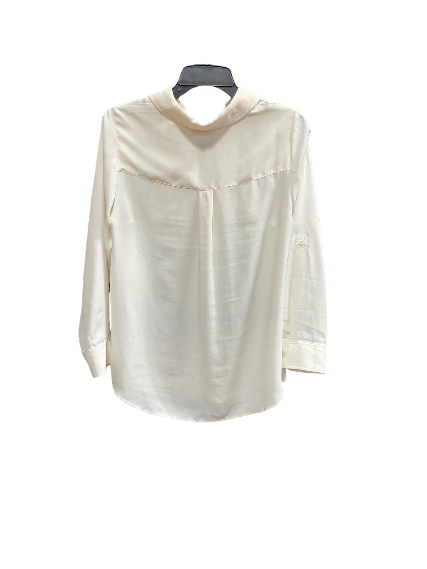 Cream Blouse Long Sleeve Talbots, Size Xl