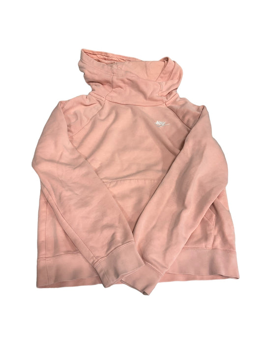 Pink Athletic Sweatshirt Hoodie Nike Apparel, Size Xs