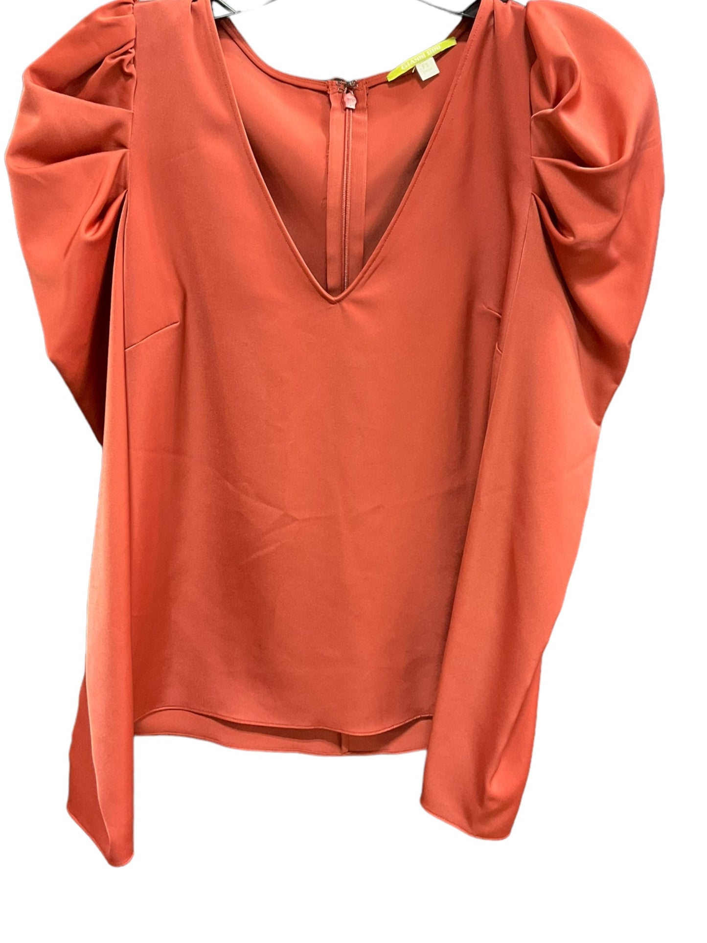 Orange Top Long Sleeve Gianni Bini, Size Xs