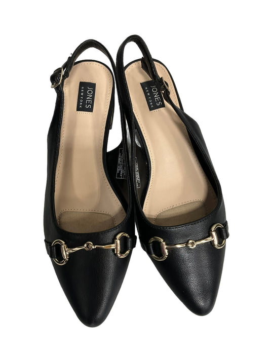 Black Shoes Flats Jones New York, Size 8