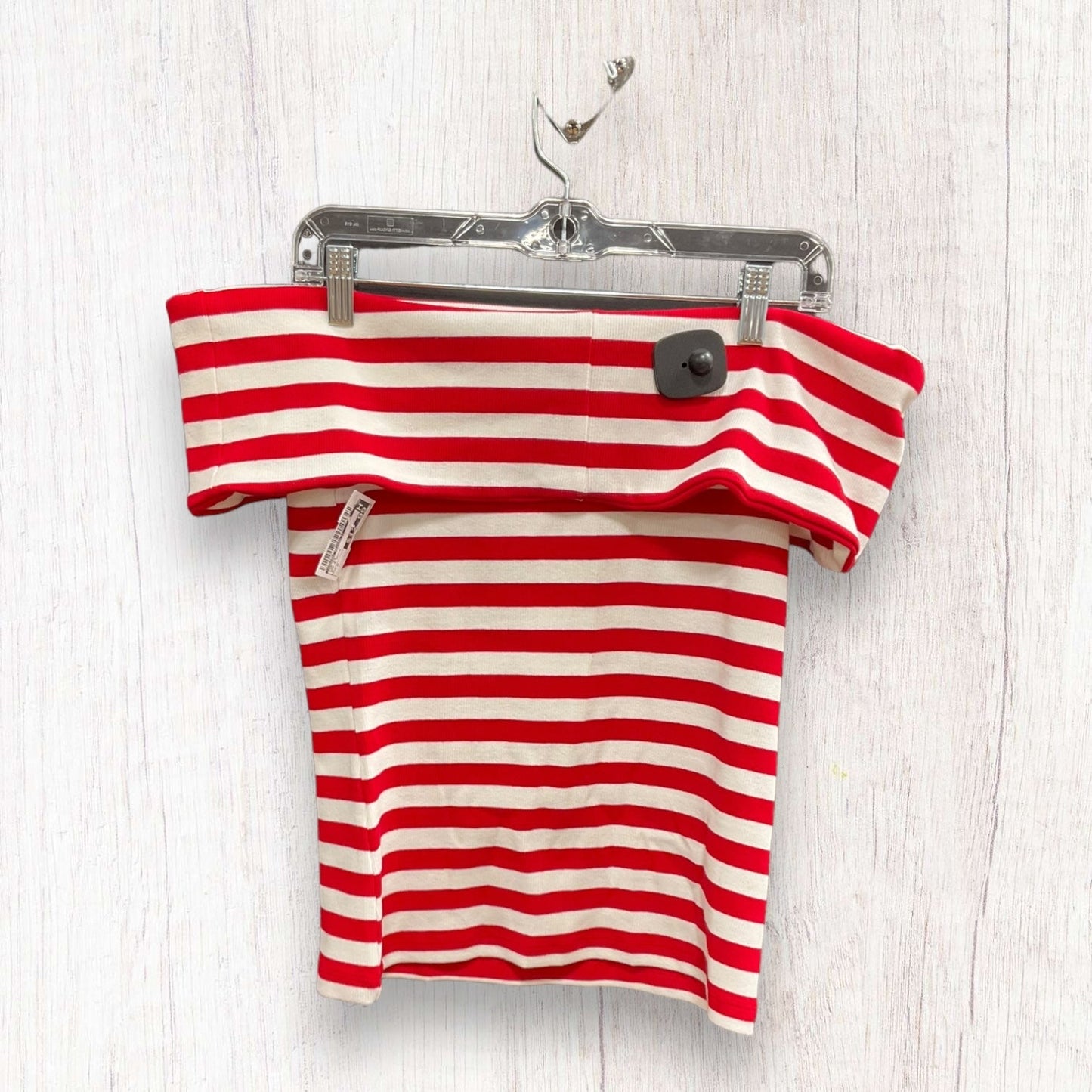 Red & White Top Short Sleeve Banana Republic, Size M