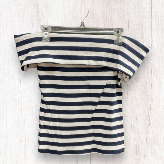 Blue & White Top Short Sleeve Banana Republic, Size M