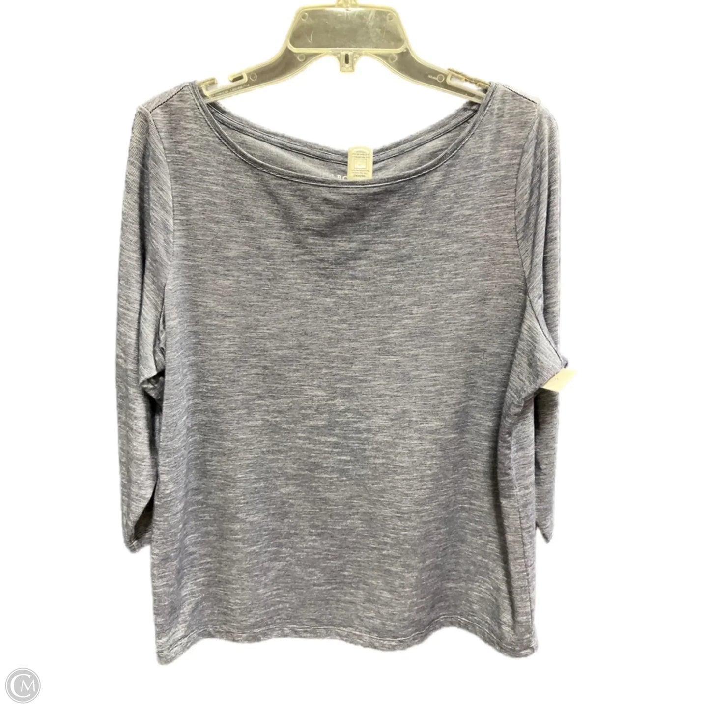 Top Long Sleeve By Talbots In Blue, Size: 1x