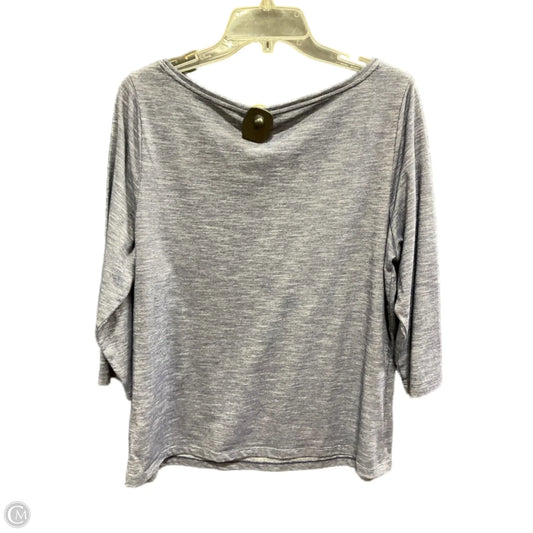 Top Long Sleeve By Talbots In Blue, Size: 1x