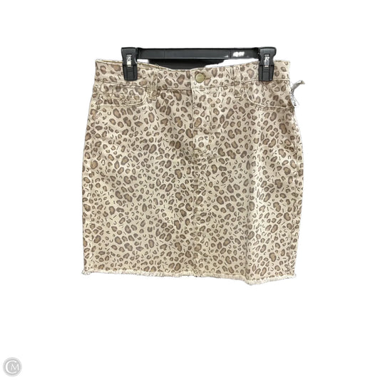 Skirt Mini & Short By Sanctuary In Animal Print, Size: 8