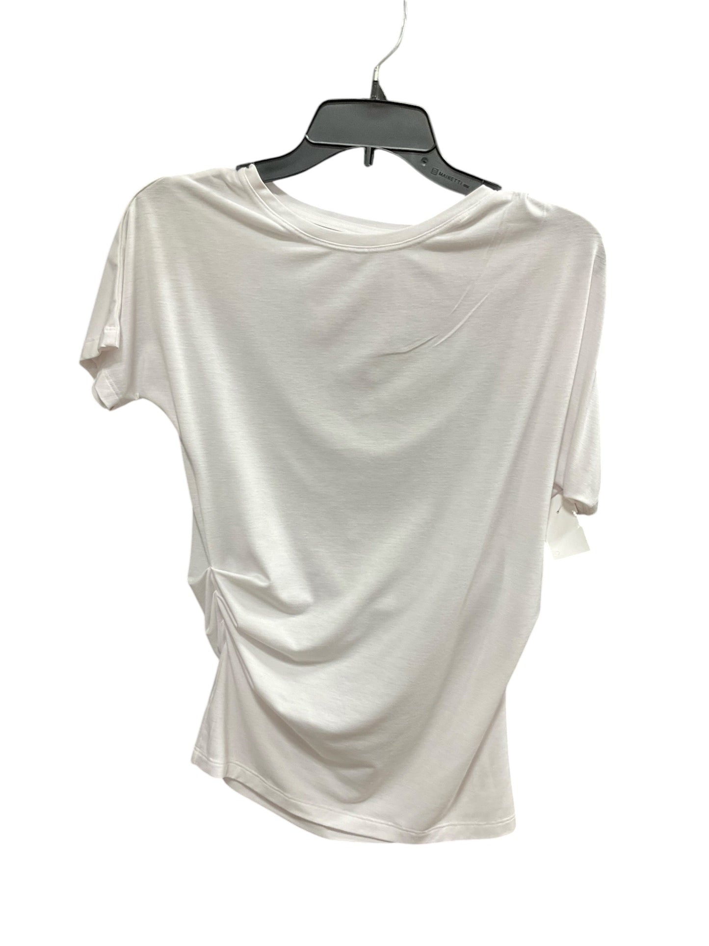 Athletic Top Short Sleeve By Athleta In White, Size: Xxs