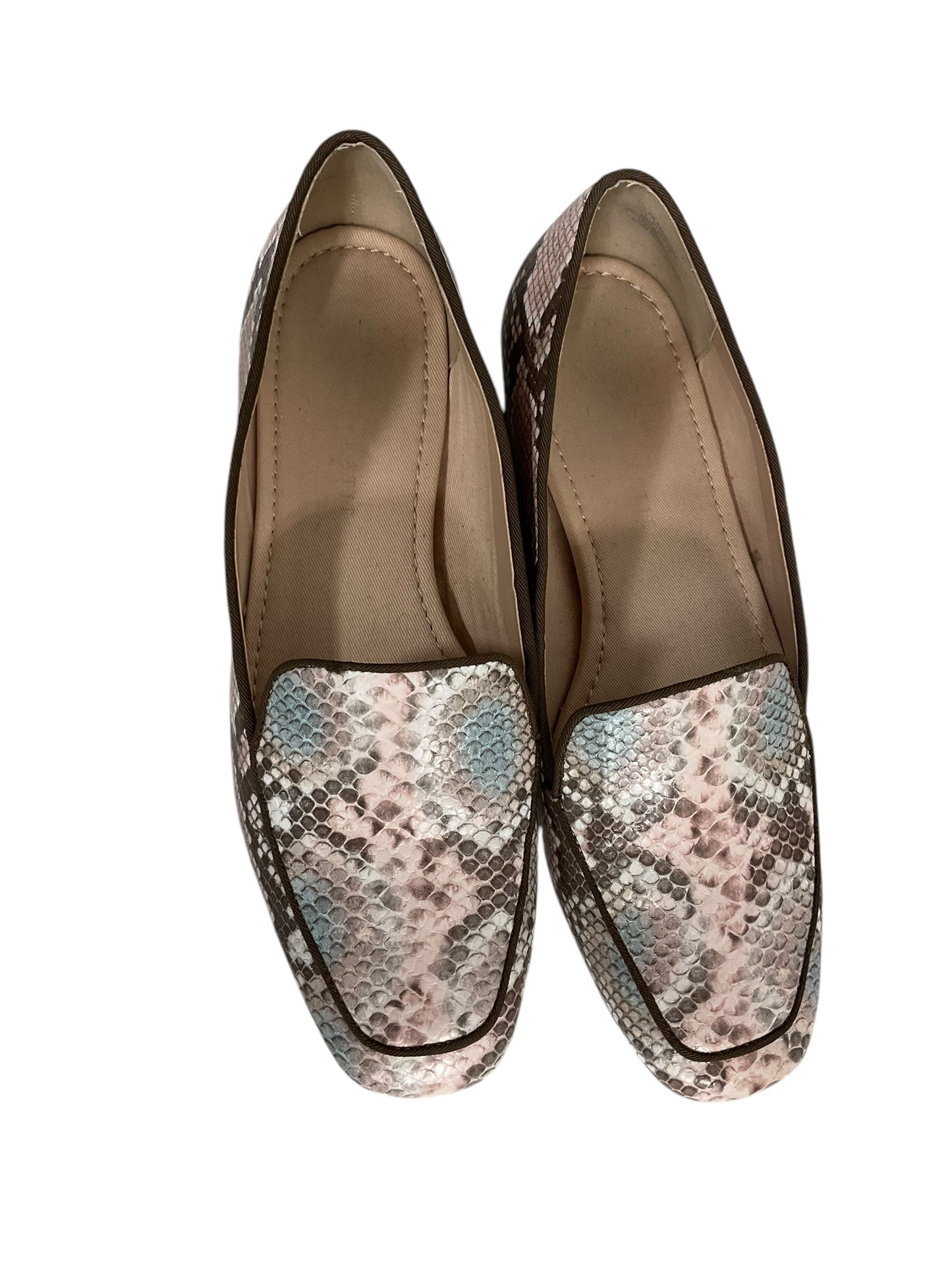 Shoes Flats By Kelly And Katie In Snakeskin Print, Size: 9.5