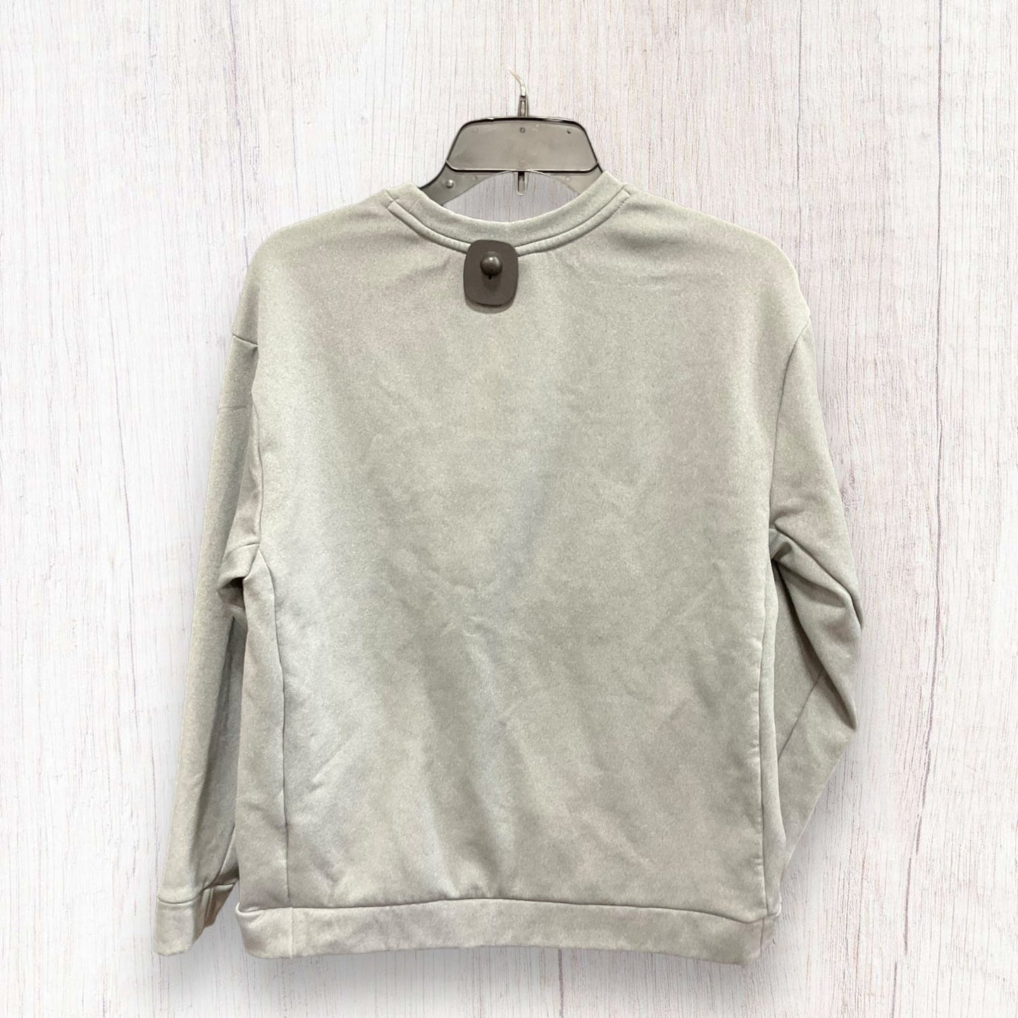 Athletic Sweatshirt Crewneck By Nike Apparel In Grey, Size: S