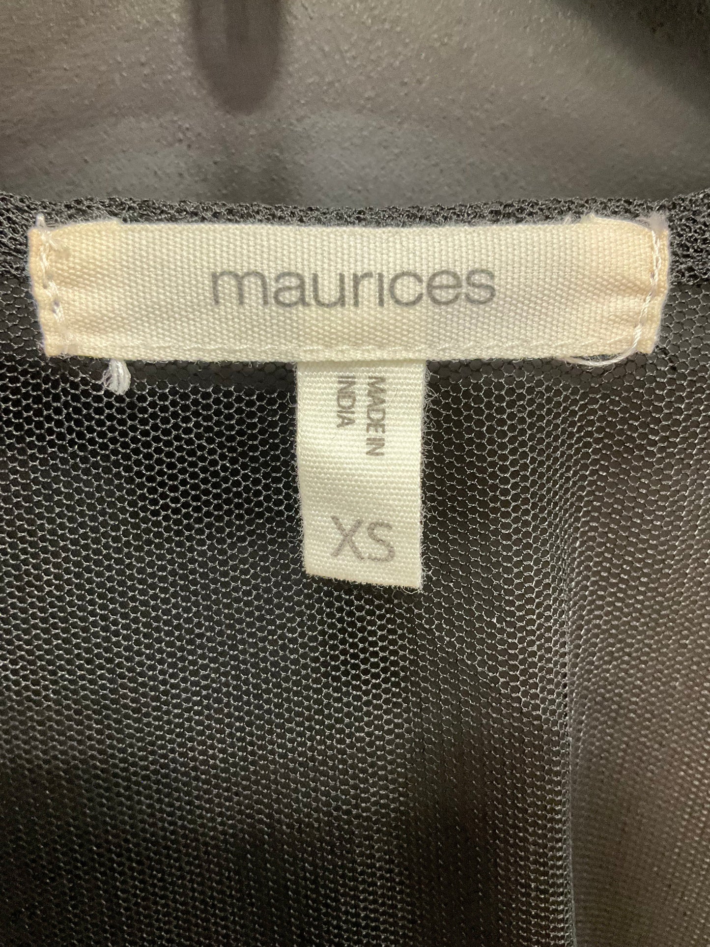 Shawl By Maurices In Black, Size: Xs