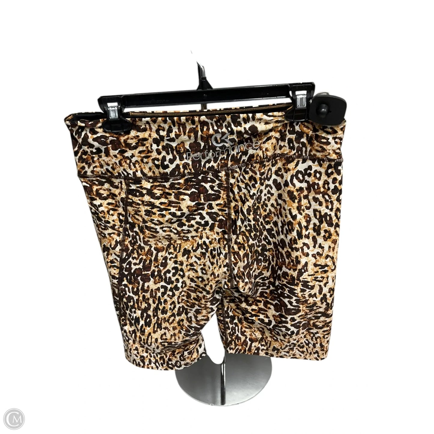 Athletic Shorts By Calvin Klein In Leopard Print, Size: Xl