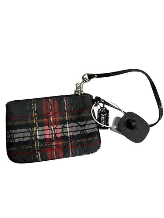 Wristlet Leather By Coach, Size: Small