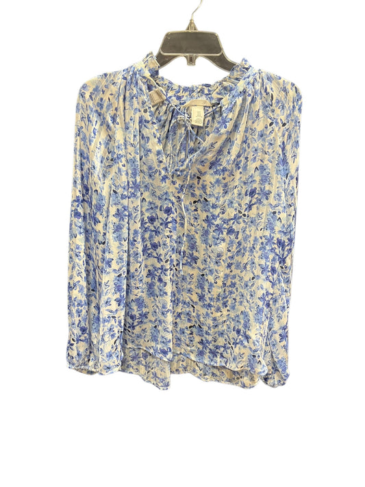 Top Long Sleeve By H&m In Blue, Size: Xl