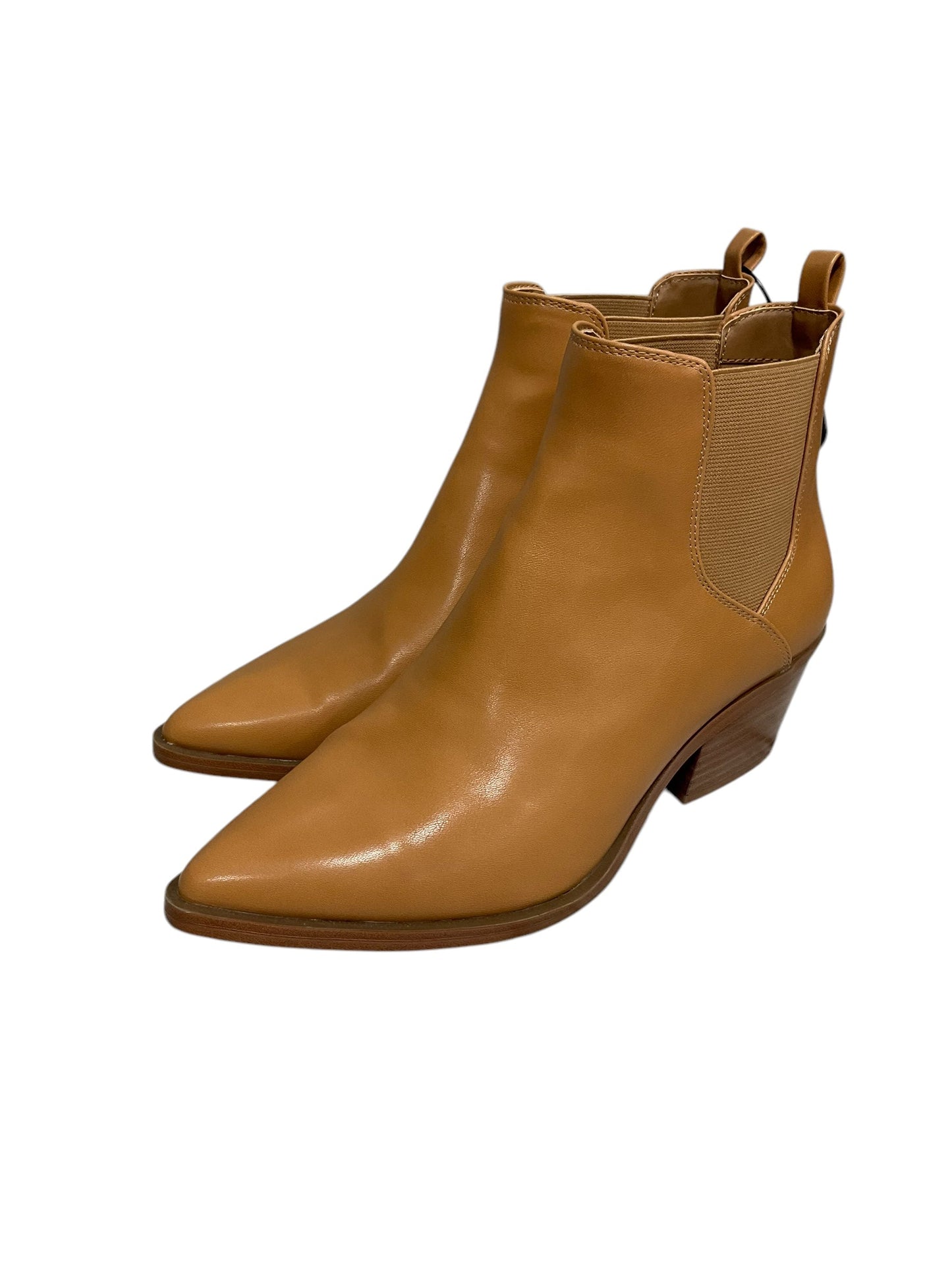 Boots Ankle Heels By Universal Thread In Tan, Size: 7.5