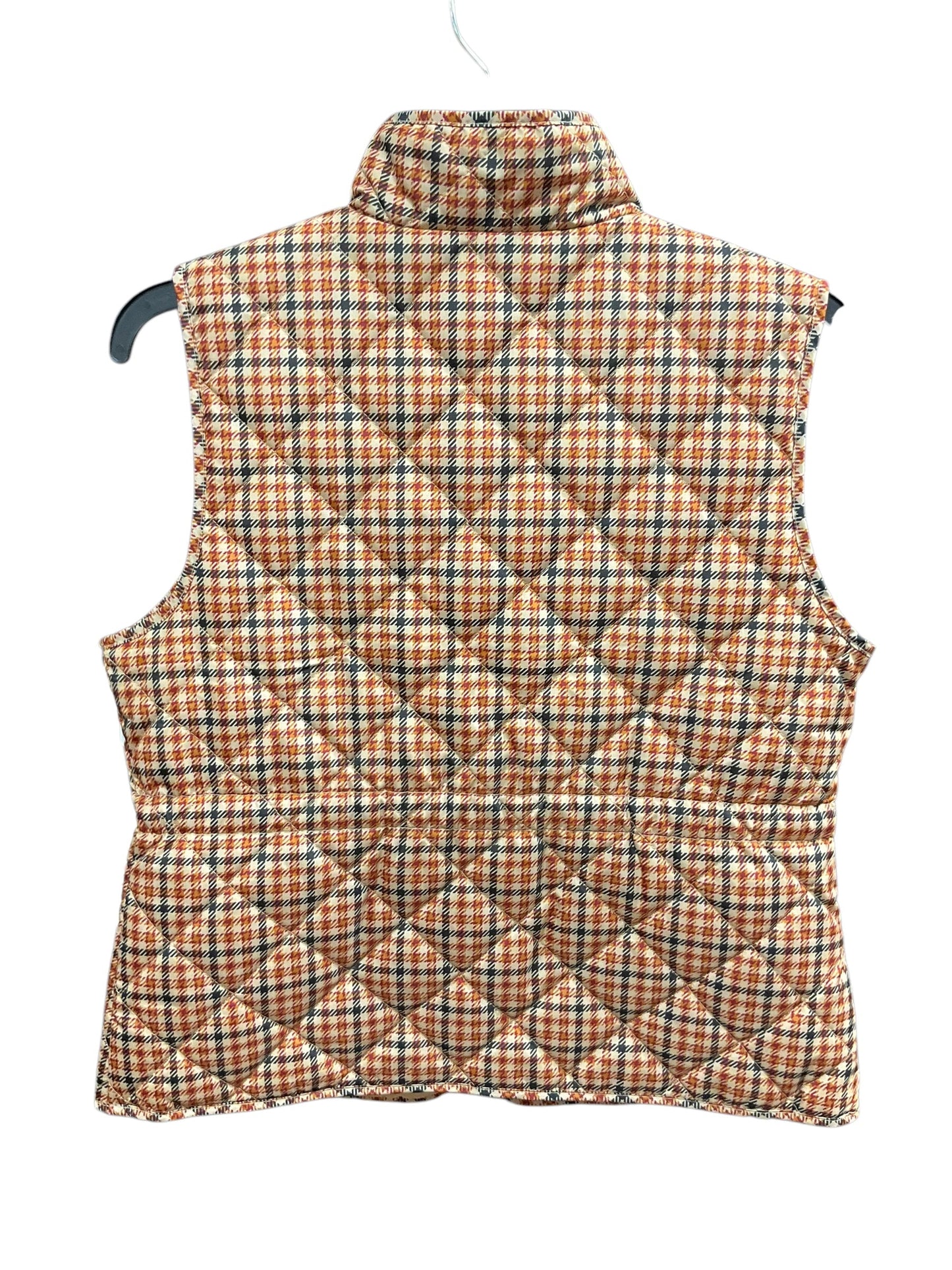 Vest Puffer & Quilted By St Johns Bay In Orange & Tan, Size: S