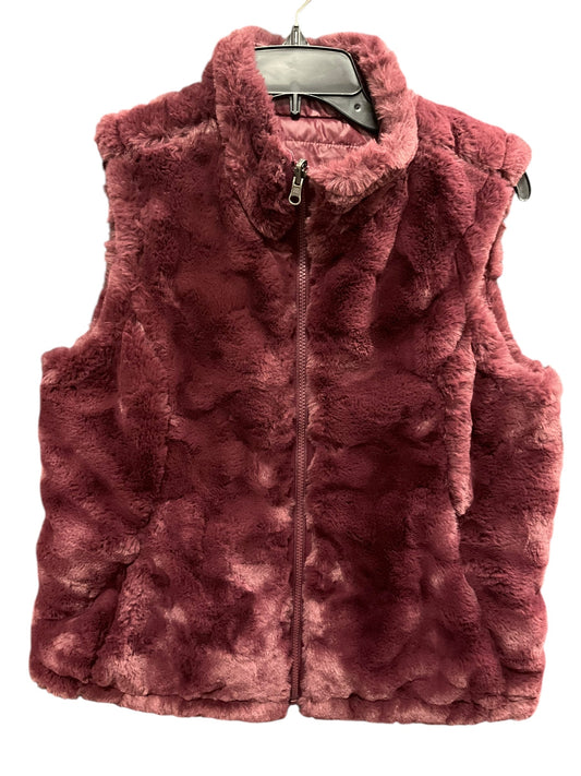 Vest Faux Fur & Sherpa By Nicole By Nicole Miller In Purple, Size: S