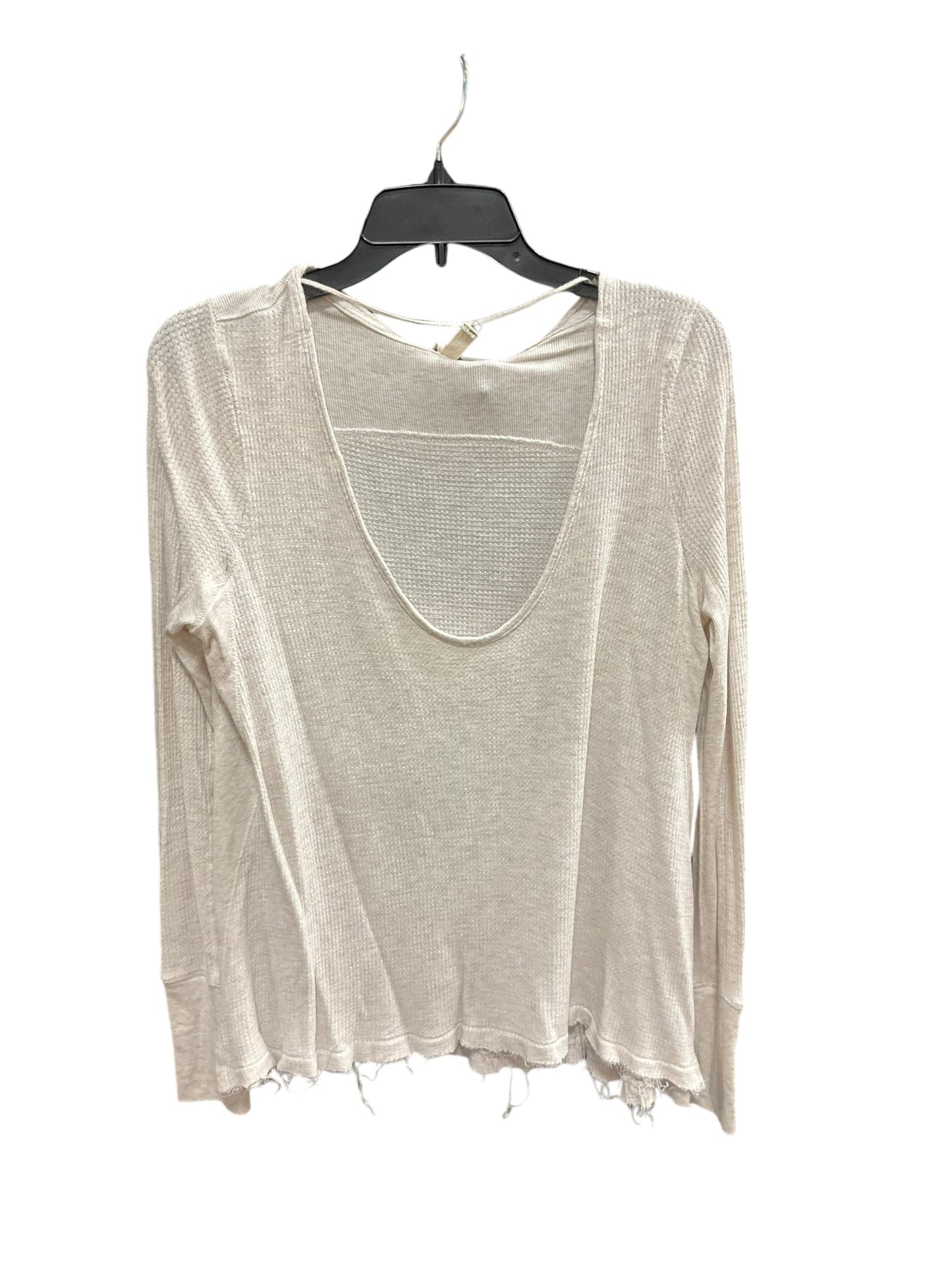 Top Long Sleeve By We The Free In Beige, Size: S