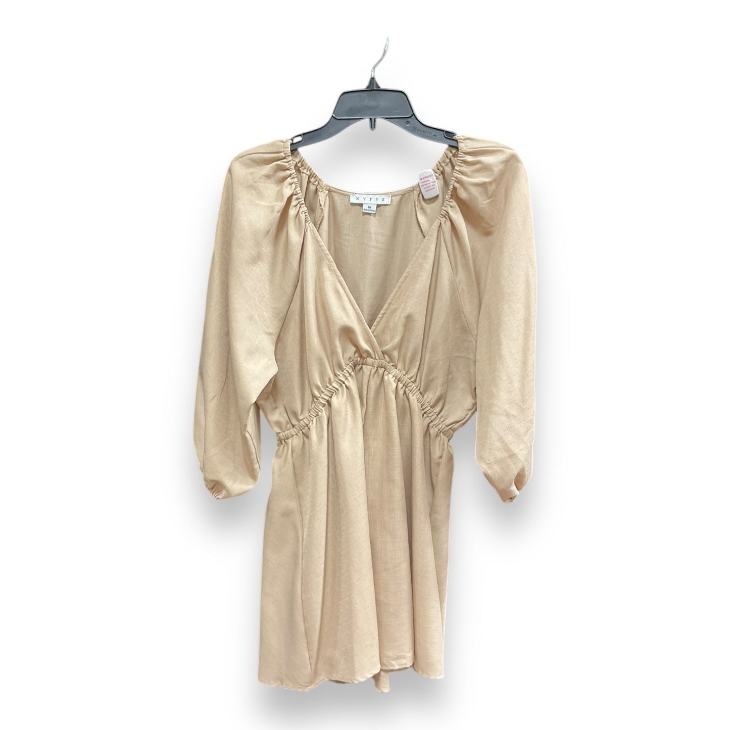 Top Long Sleeve By Hyfve In Tan, Size: M