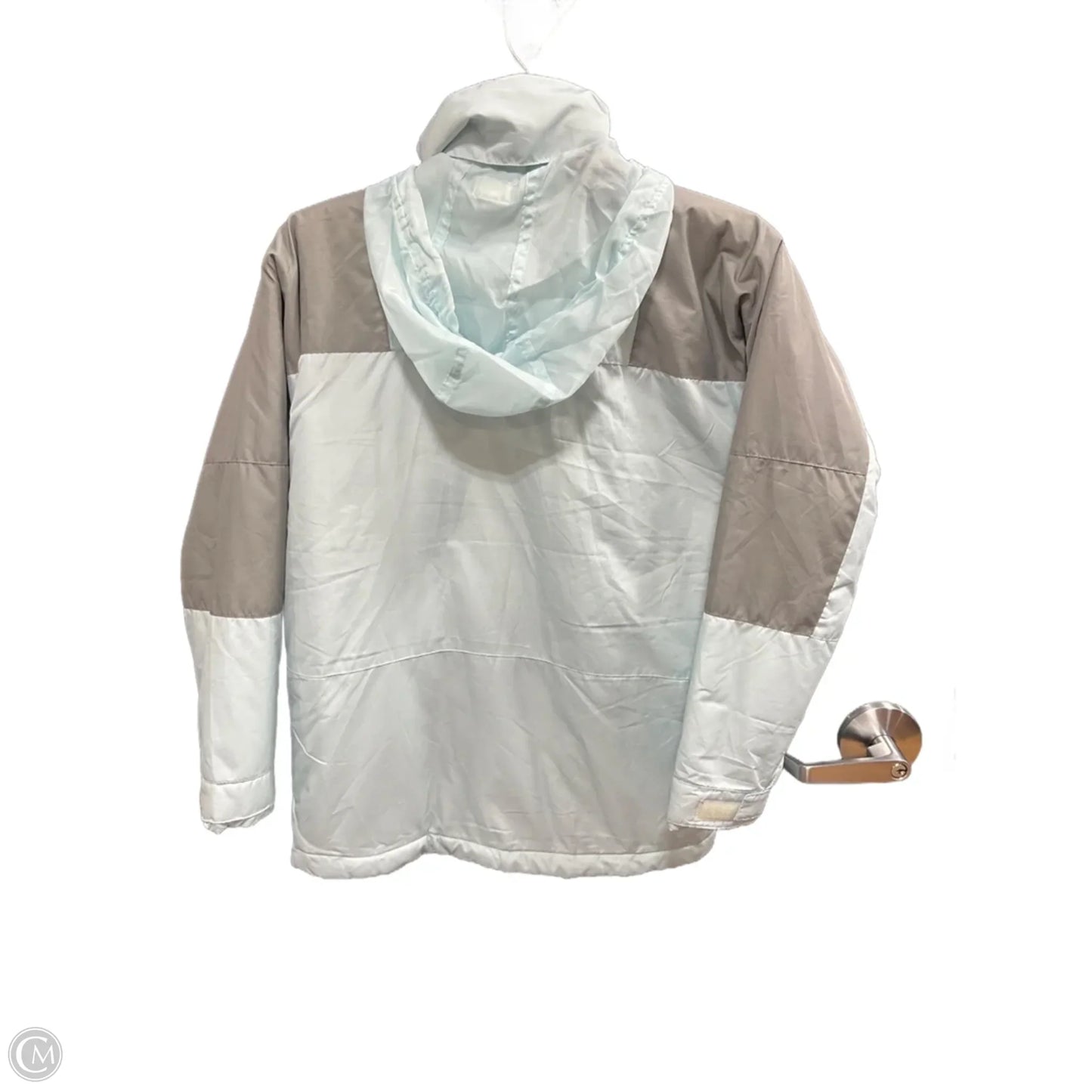 Jacket Puffer & Quilted By Clothes Mentor In Blue & Grey, Size: S