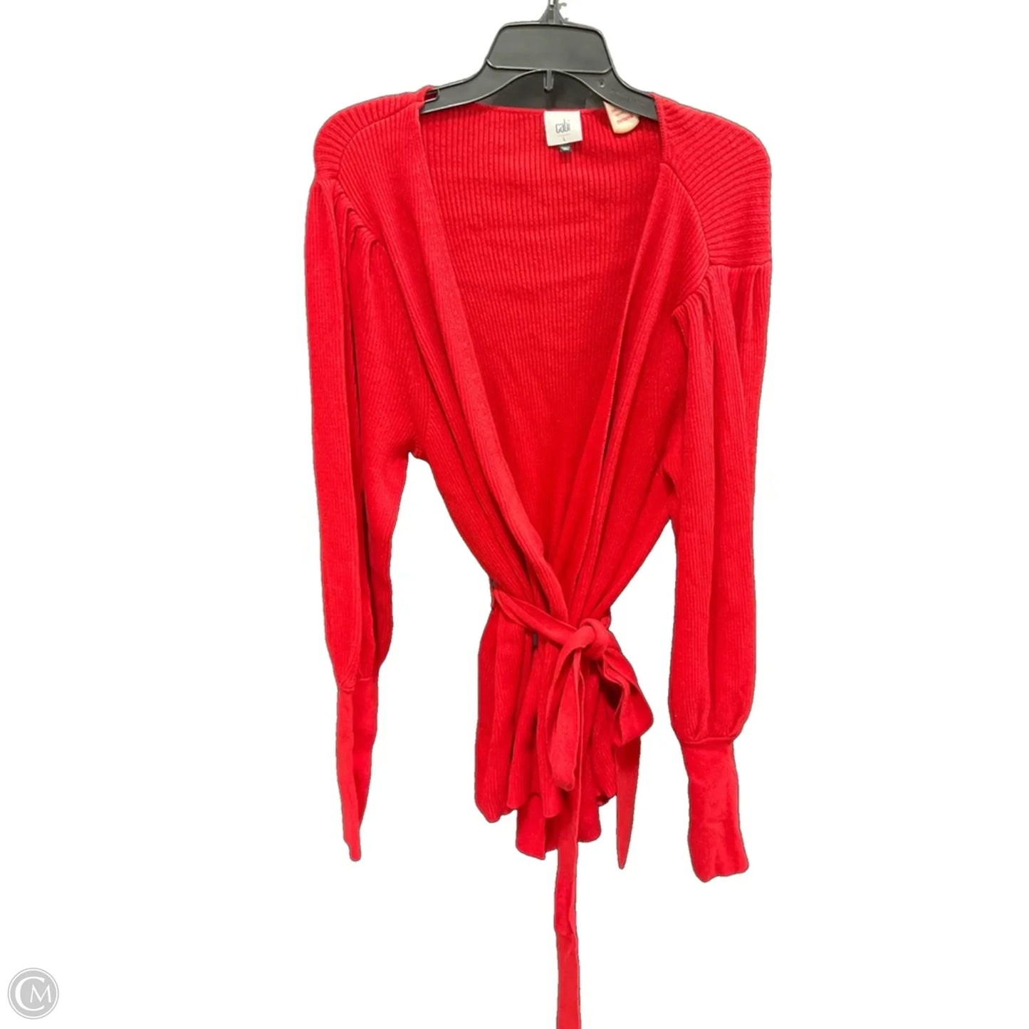 Sweater Cardigan By Cabi In Red, Size: L