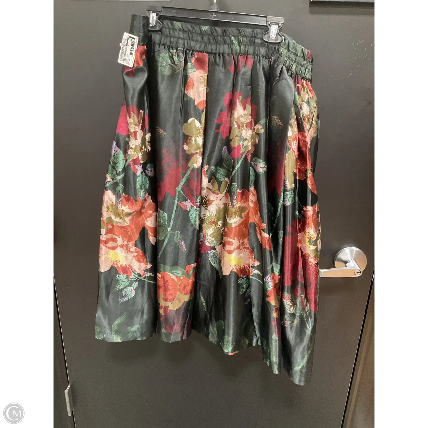 Skirt Midi By Clothes Mentor In Floral Print, Size: 3x