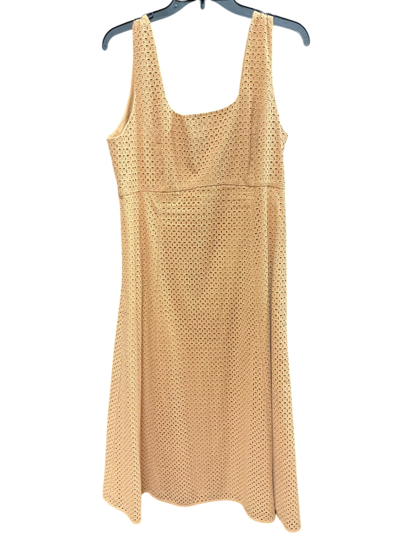 Dress Casual Midi By Draper James In Tan, Size: 12