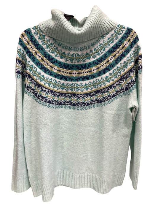 Sweater By Cj Banks In Aqua, Size: Xl