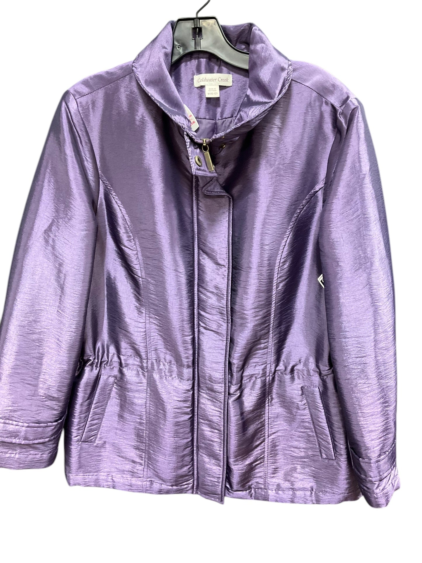 Jacket Puffer & Quilted By Coldwater Creek In Purple, Size: M