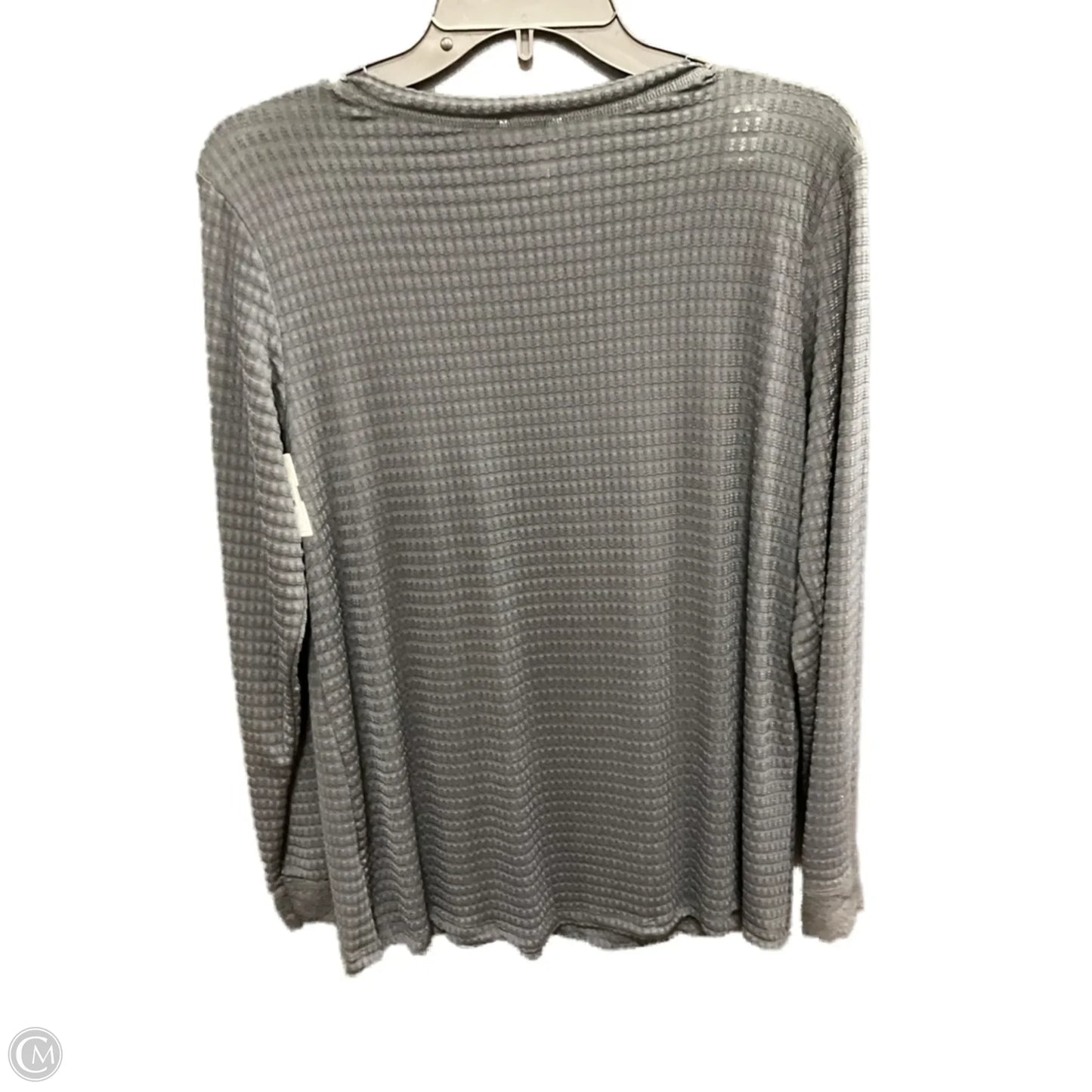 Top Long Sleeve By Logo In Black, Size: S