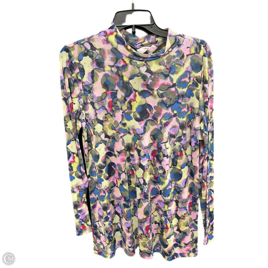 Top Long Sleeve By Logo In Floral Print, Size: S