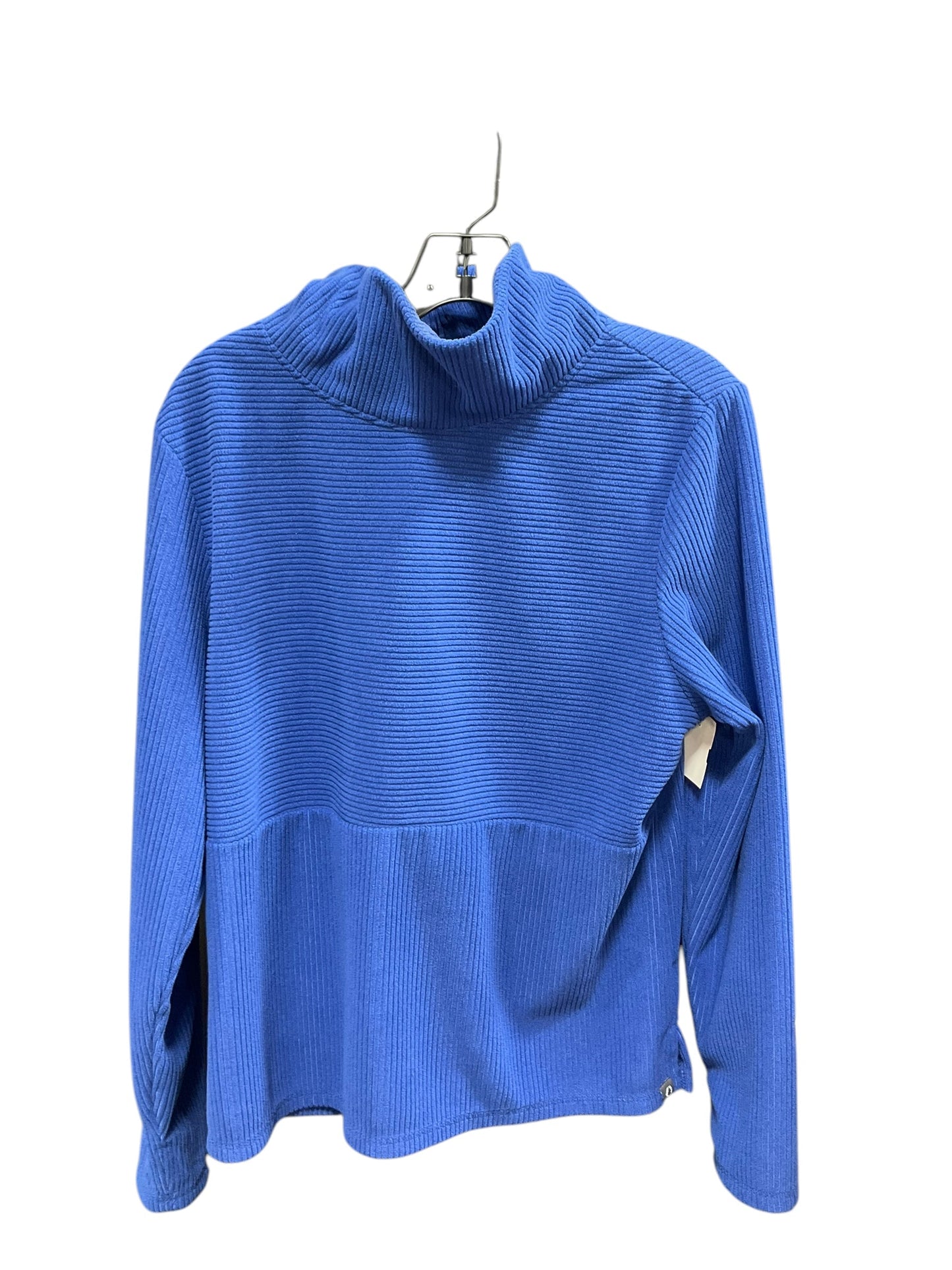 Top Long Sleeve By Talbots In Blue, Size: L