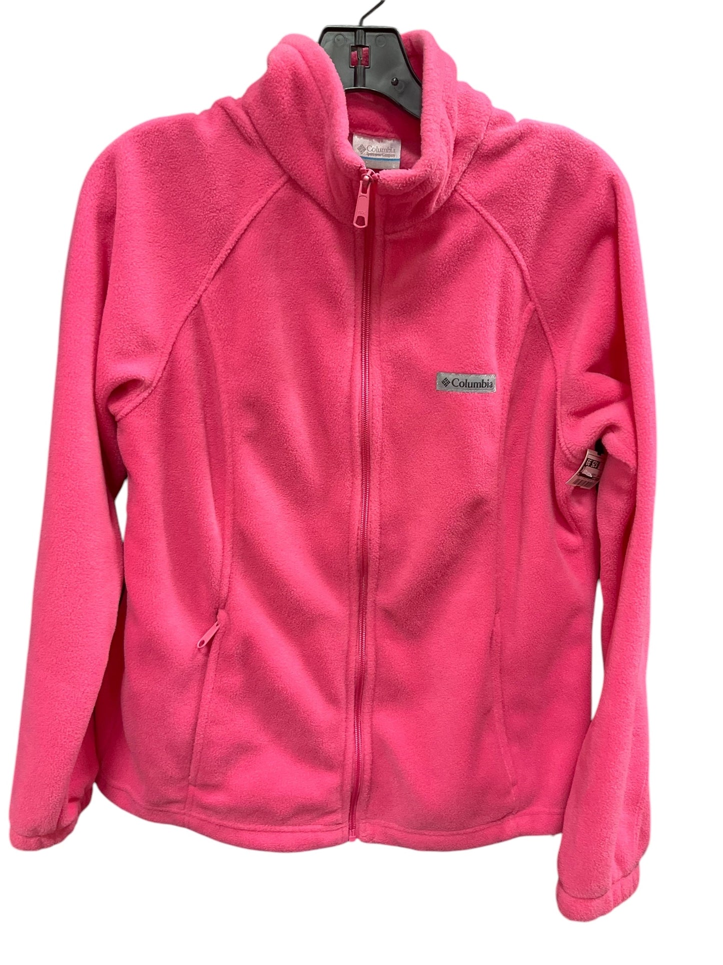 Jacket Fleece By Columbia In Pink, Size: L