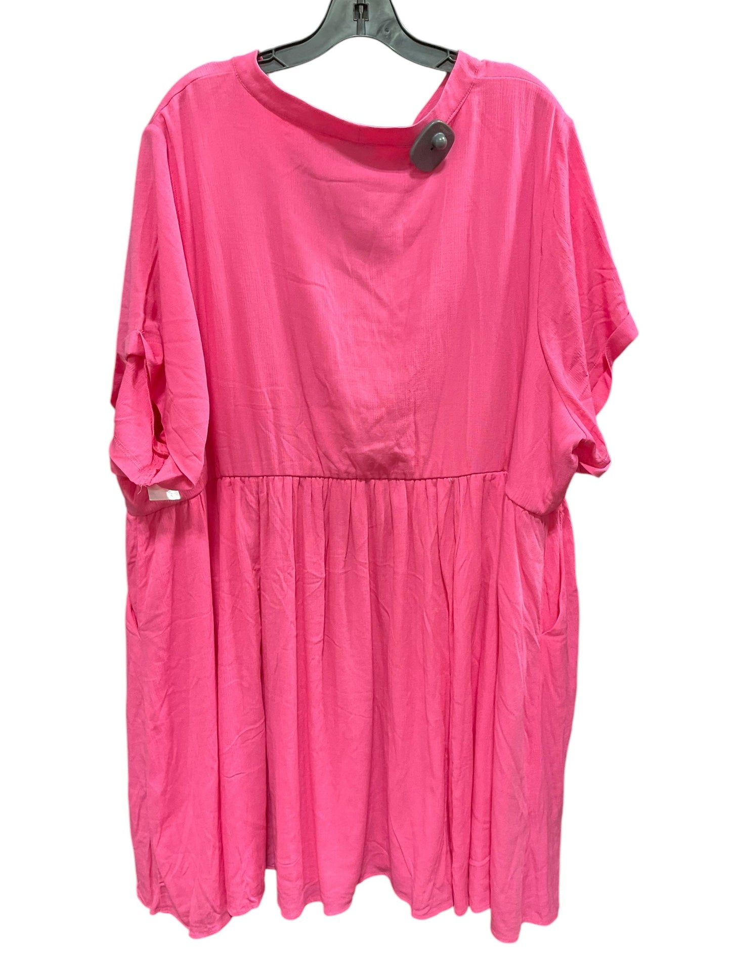 Dress Casual Short By Torrid In Pink, Size: 3x