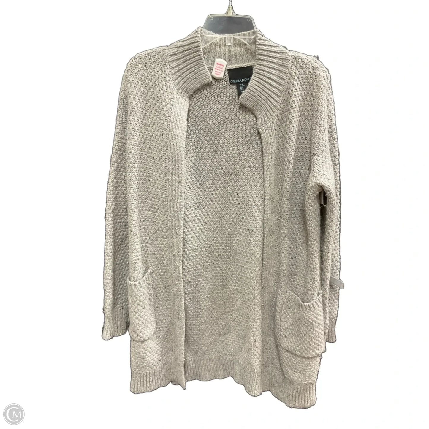 Sweater Cardigan By Cynthia Rowley In Grey, Size: M