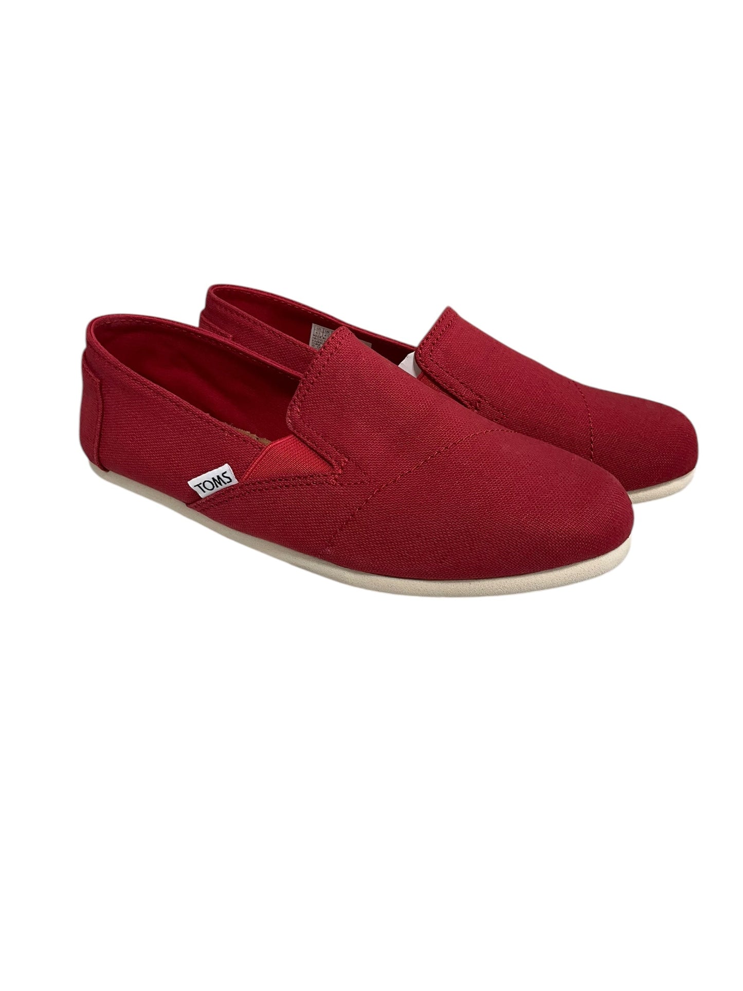 Shoes Flats By Toms In Red, Size: 6.5