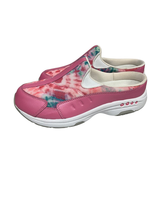 Shoes Flats By Easy Spirit In Pink & White, Size: 7