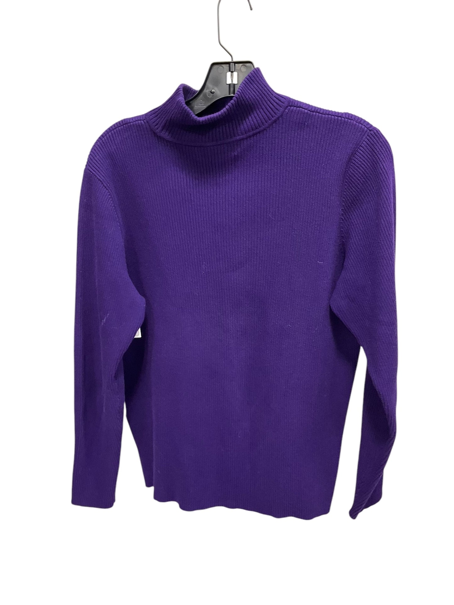 Sweater By Ralph Lauren In Purple, Size: L