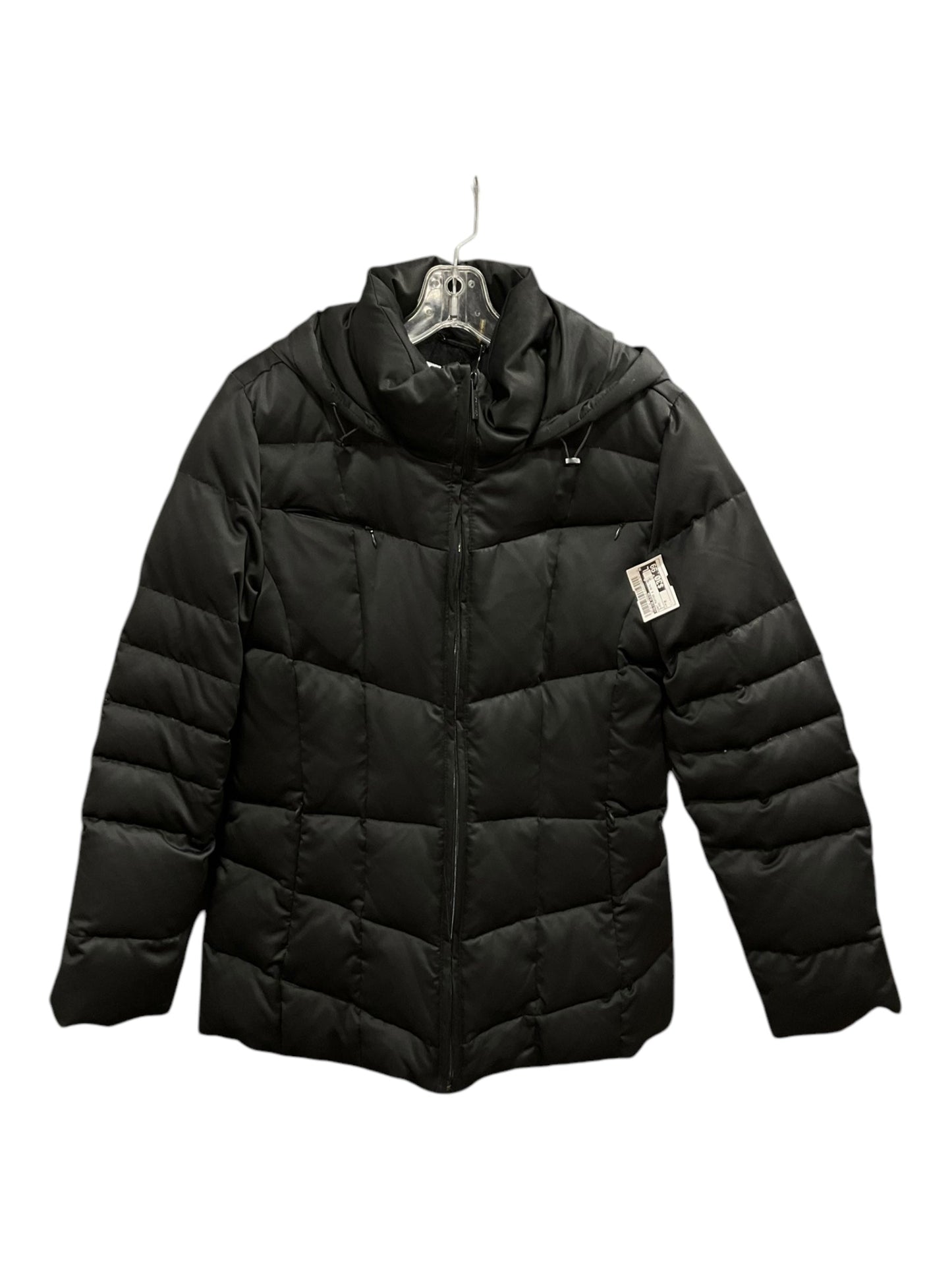 Coat Puffer & Quilted By Calvin Klein In Black, Size: M