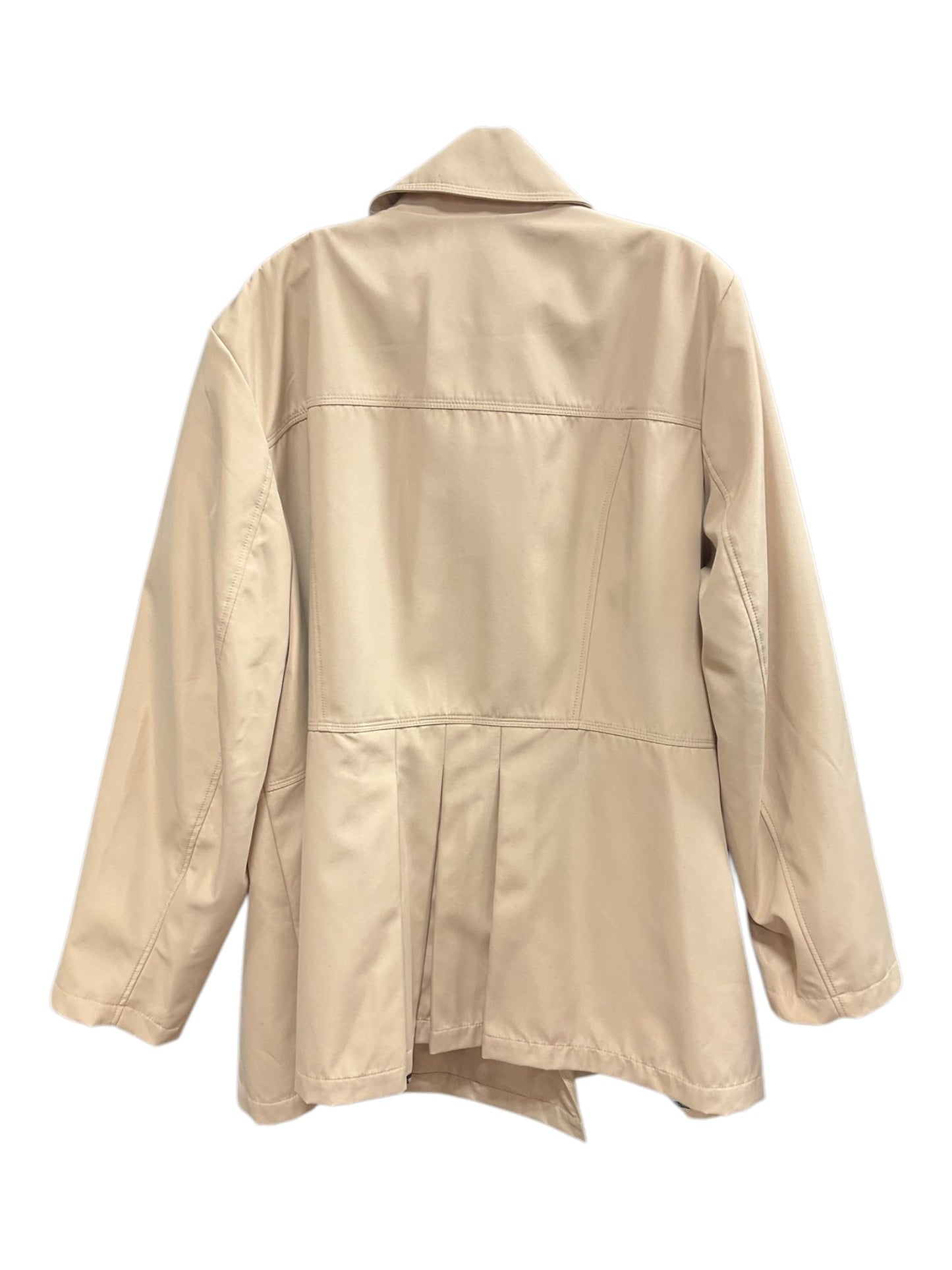 Coat Trench Coat By Dennis Basso Qvc In Tan, Size: 3x