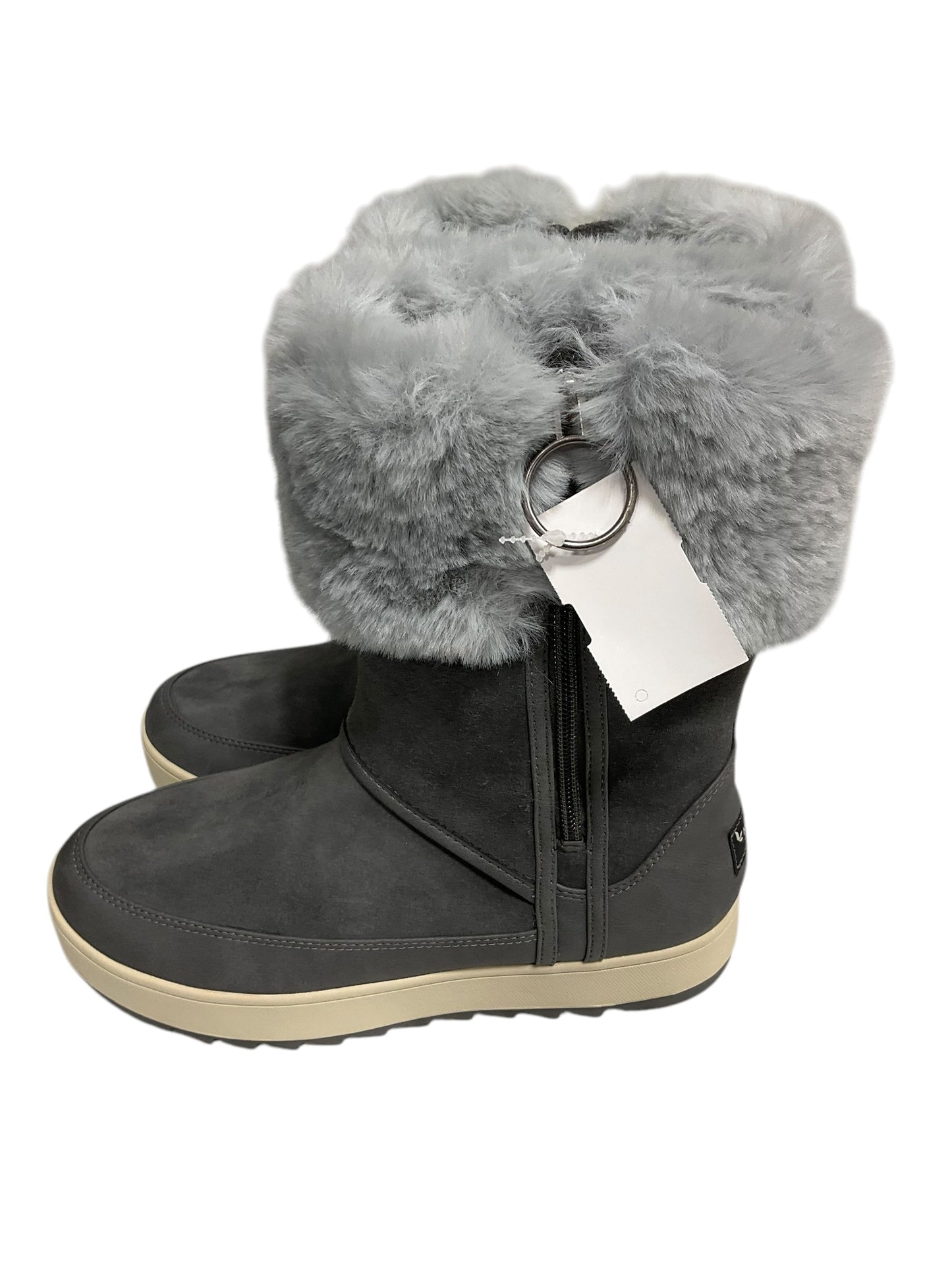 Boots Mid-calf Flats By Koolaburra By Ugg In Grey, Size: 7