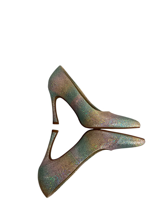 Shoes Heels Stiletto By Clothes Mentor In Rainbow Print, Size: 8