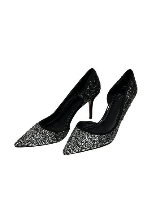 Shoes Heels Stiletto By White House Black Market In Black & Silver, Size: 6.5